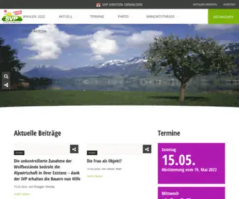 SVP-OW.ch(SVP Obwalden) Screenshot