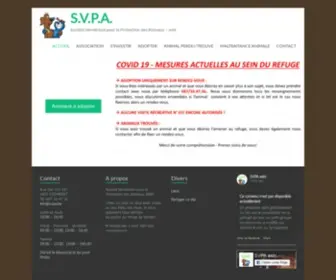 Svpa.be(Société Verviétoise pour la Protection des Animaux) Screenshot