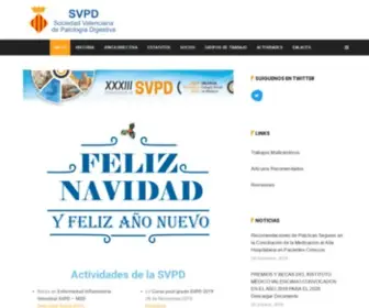 SVPD.org(Sociedad Valenciana de Patología Digestiva) Screenshot