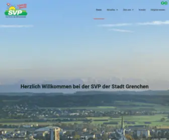 SVPgrenchen.ch(SVP Grenchen) Screenshot