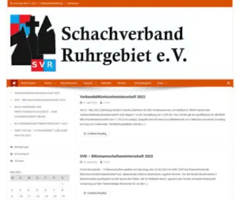 SVR-Schach.de(Schach im Ruhrgebiet) Screenshot