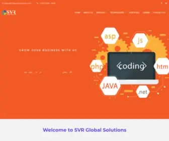 SVRGlobalsolutions.com(Web Design and Digital Marketing Company in Ottawa) Screenshot
