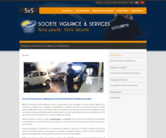 SVS-DZ.com(Gardiennage Alg) Screenshot