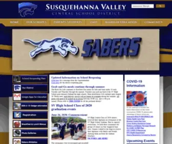 Svsabers.org(Susquehanna Valley Central School District) Screenshot