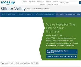 SVscore.org(Silicon Valley SCORE) Screenshot