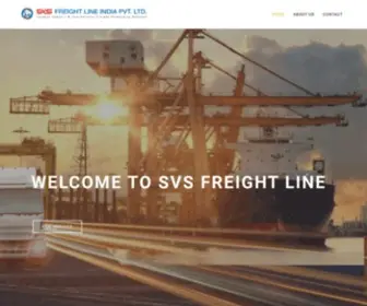 SVSfreightline.com(SVS FREIGHT LINE INDIA PVT. LTD) Screenshot