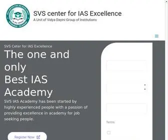 Svsiasbrains.com(A Unit of Vidya Dayini Group of Institutions) Screenshot