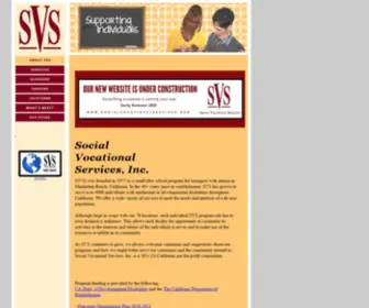 Svsinc.org(Social Vocational Services) Screenshot