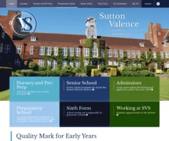 SVS.org.uk(Sutton Valence School) Screenshot