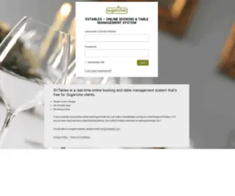 Svtables.com(Online Booking & Table Management System) Screenshot