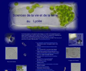 Svtauclairjj.fr(Sciences de la vie et de la terre au lycée) Screenshot