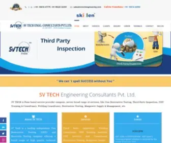 Svtechengineering.com(Engineering Company in Pune) Screenshot