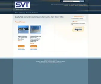 Svtechparts.com(Silicon Valley Techparts Silicon Valley Techparts) Screenshot