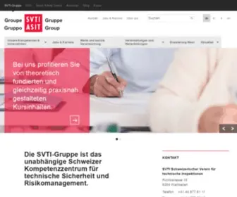 Svti-Gruppe.ch(Startseite) Screenshot