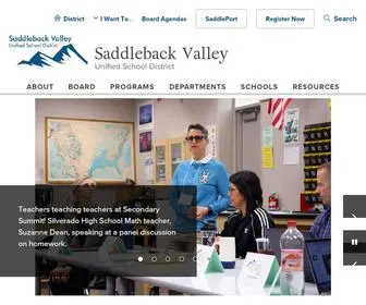 Svusd.org(Saddleback Valley Unified School District) Screenshot