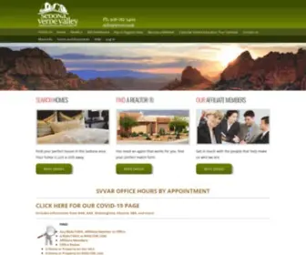 Svvar.com(Sedona Verde Valley Association of Realtors) Screenshot