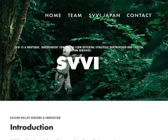 Svvi.co(Silicon Valley Venture & Innovation) Screenshot