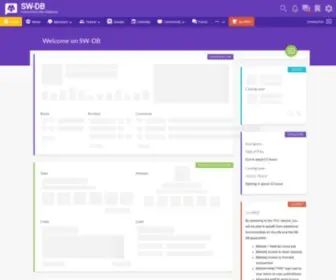 SW-DB.com(SW DB) Screenshot