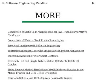 SW-Engineering-Candies.com(Software Engineering Candies) Screenshot