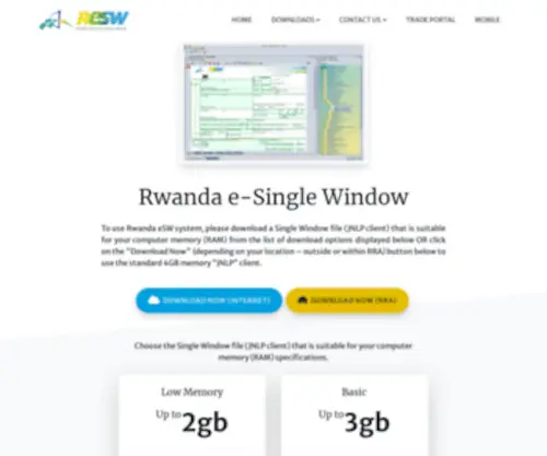 SW.gov.rw(Rwanda e) Screenshot