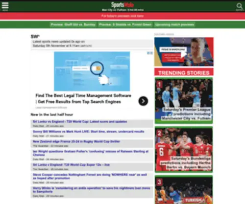 SW3.com(Sports Mole) Screenshot