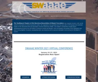 Swaaae.org(Southwest Chapter of American Association of Airport Executives) Screenshot