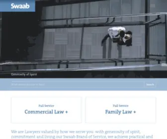 Swaab.com.au(Sydney Award Winning Commercial & Family Law) Screenshot