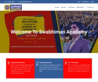 Swabhimansmd.com(SWABHIMAN NEET & IIT INSTITUTE SIKAR) Screenshot