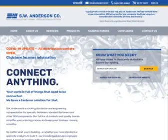 Swaco.com(S.W. Anderson) Screenshot
