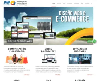 Swacolombia.com(Diseño de Paginas Web en Rionegro) Screenshot