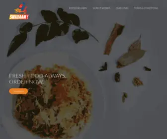 Swadaam.com(Swadaam Food Delivery) Screenshot