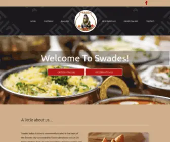 Swades.ca(Swades Indian Restaurant) Screenshot