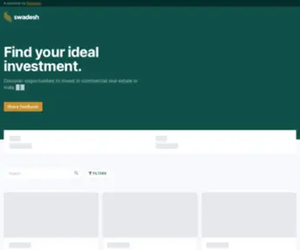 Swadesh.capital(Property Search Aggregator) Screenshot