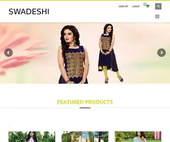 Swadeshiclick.com(Swadeshi Online Store) Screenshot