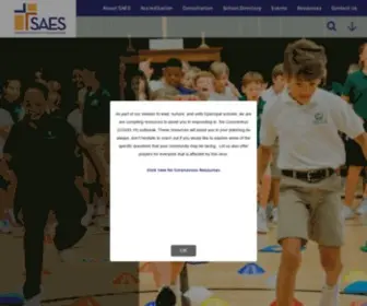 Swaes.org(SAES Southwestern Association Episcopal Schools) Screenshot