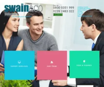 Swainandco.com(Swain & Co Solicitors) Screenshot