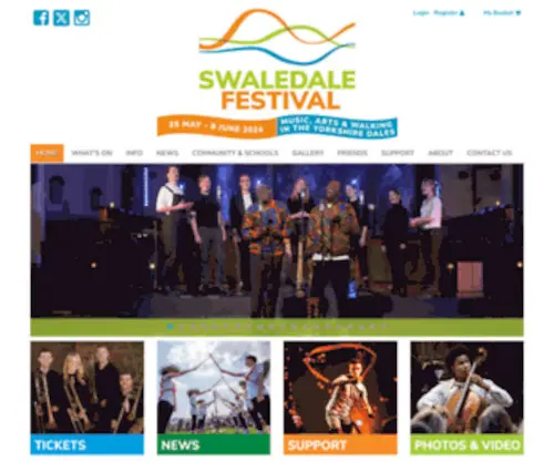 Swaledale-Festival.org.uk(Swaledale Festival) Screenshot