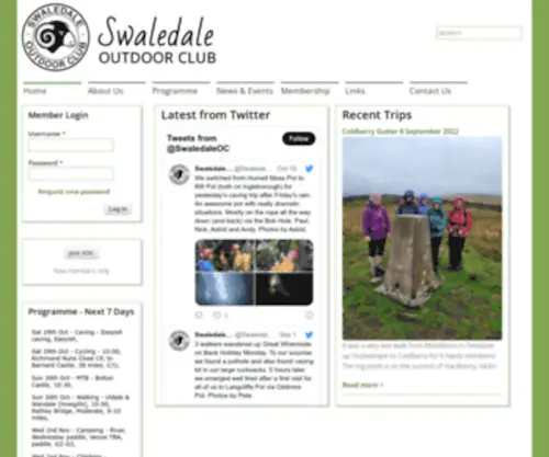 Swaledaleoutdoorclub.org.uk(Swaledale Outdoor Club) Screenshot
