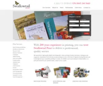 Swallowtailprint.co.uk(Premium Quality Printing Service) Screenshot