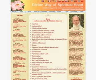 Swami-Center.org(Divine Way of Spiritual Heart) Screenshot