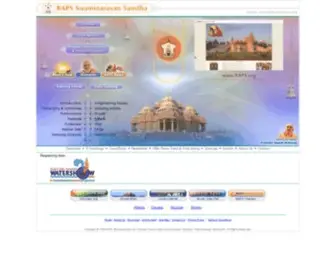 Swaminarayan.com(B A P S Swaminarayan Sanstha) Screenshot