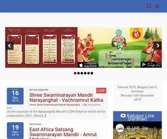 Swaminarayan.info(Shree Swaminarayan Mandir Kalupur) Screenshot