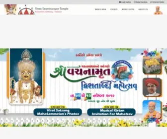 Swaminarayanbhagwan.com(Shree Swaminarayan Temple) Screenshot