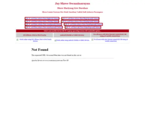 Swaminarayantv.net(Swaminarayantv) Screenshot