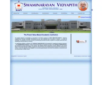 Swaminarayanvidyapith.org.in(Swaminarayanvidyapith) Screenshot
