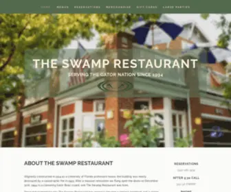 Swamprestaurant.com(Gainesville's Most Popular Local Bar & Grille) Screenshot