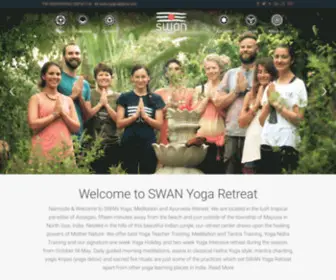 Swan-Yoga-Goa.com(SWAN Yoga Retreat) Screenshot
