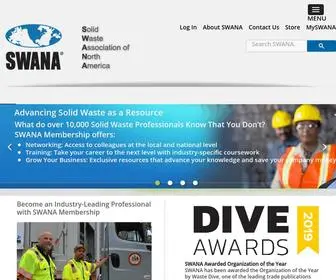 Swana.org(Solid Waste Association of North America (SWANA) SWANA) Screenshot