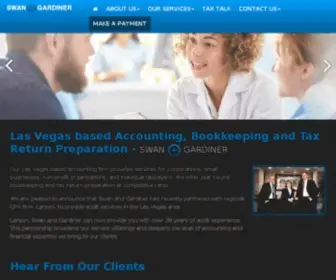 Swanandgardiner.com(Our Las Vegas based accounting firm) Screenshot