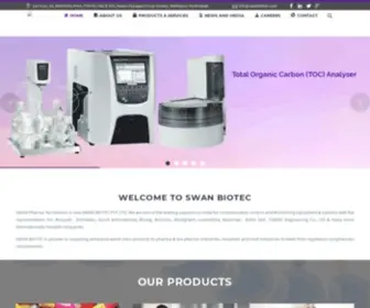 Swanbiotec.com(Quality Solutions) Screenshot